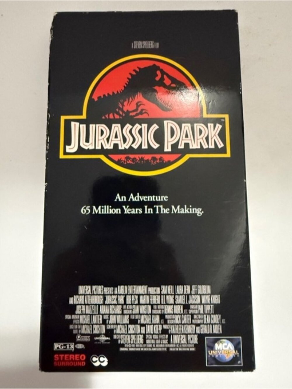 Jurassic Park VHS Tape (1993) MCA Universal Home Video Sci-Fi Classic